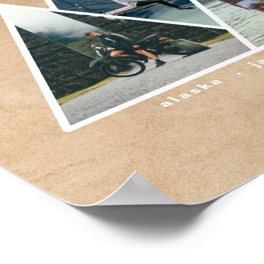 Jahr der Erlebnisfamilie Reiseziele für Geschenke Poster (Ecke)