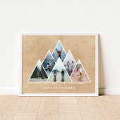 Jahr der Erlebnisfamilie Reiseziele für Geschenke Poster