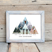 Jahr der Erlebnisfamilie Reiseziele für Geschenke Poster