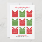 Jahr der Ferien Feiertagskarte (Vorderseite)