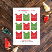 Jahr der Ferien Feiertagskarte