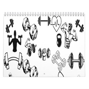 Jahr der Festigkeit Kalender Veiny Dumbell Grip