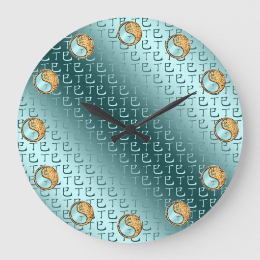 Jahr der Feuerschnake Große Wanduhr (Vorderseite)
