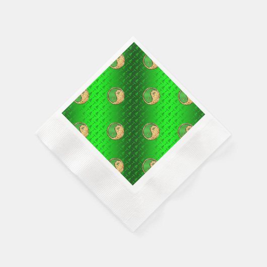 Jahr der Feuerziege Serviette (Ecke)