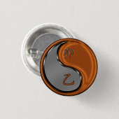 Jahr der Holzhase Button (Vorne & Hinten)