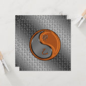 Jahr der Holzhase Karte (Vorderseite/Rückseite Beispiel)