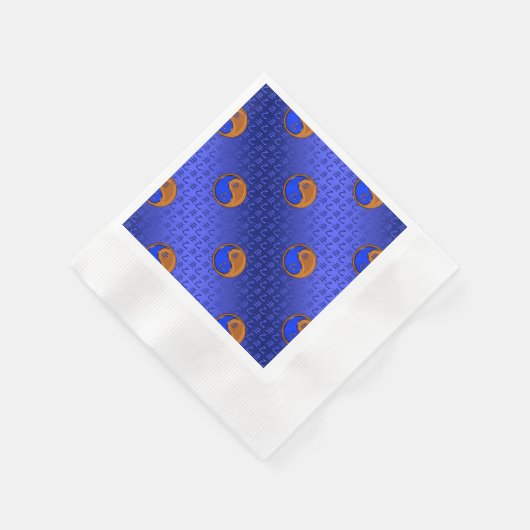 Jahr der Holzochse Serviette (Ecke)