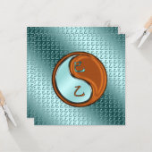 Jahr der Holzschlange Karte (Vorderseite/Rückseite Beispiel)