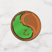 Jahr der Holzziege Konfetti (Klein Vorderseite)