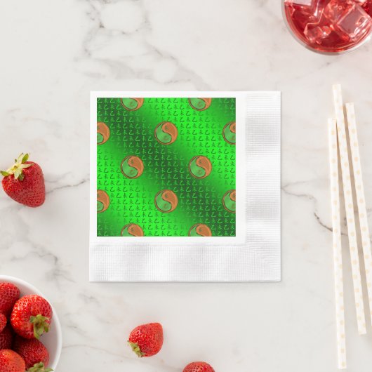 Jahr der Holzziege Serviette (Beispiel)