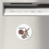 Jahr der Kaninchen-Chinesischen Zodiakkunst Magnet (In Situ (Geschirrspüler))