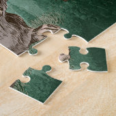 Jahr der Kaninchen-Chinesischen Zodiakkunst Puzzle (Seite)