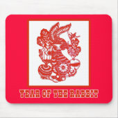 Jahr der Kaninchen-chinesisches Mousepad (Vorne)