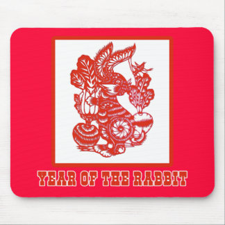 Jahr der Kaninchen-chinesisches Mousepad