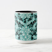 Jahr der Kaninchen-Tasse Zweifarbige Tasse (Mittel)