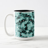 Jahr der Kaninchen-Tasse Zweifarbige Tasse (Links)