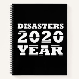 Jahr der Katastrophen 2020 Notizblock