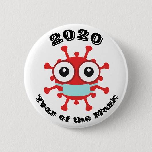 Jahr der Maske Button (Vorderseite)