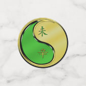 Jahr der Metallziege Konfetti (Klein Vorderseite)