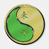 Jahr der Metallziege Magnet (Vorne)