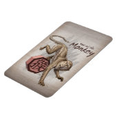 Jahr der mongolischen Kunst Magnet (Linke Seite)