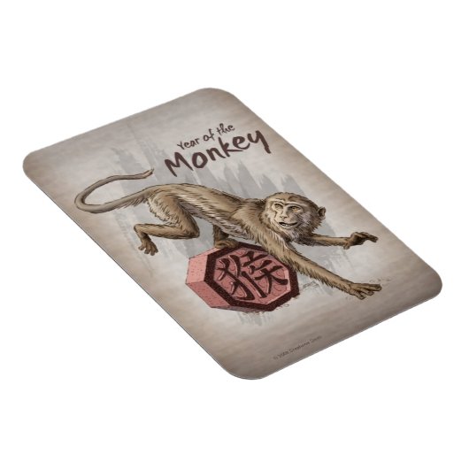 Jahr der mongolischen Kunst Magnet (Rechte Seite)