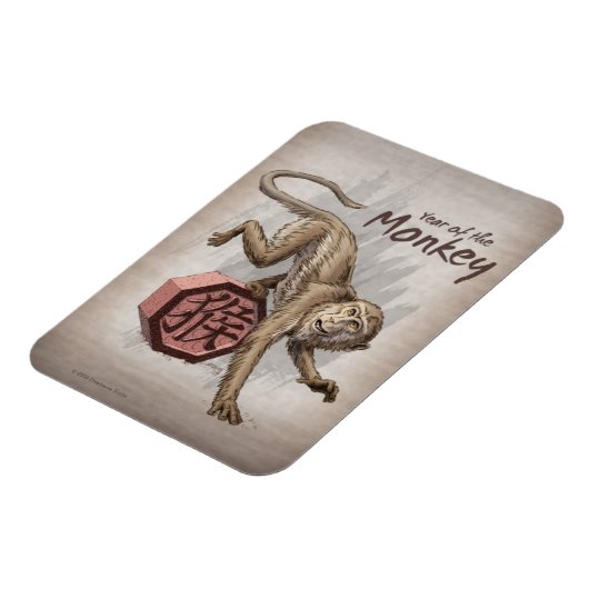 Jahr der mongolischen Kunst Magnet (Linke Seite)