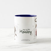 Jahr der mongolischen Kunst Zweifarbige Tasse (Mittel)