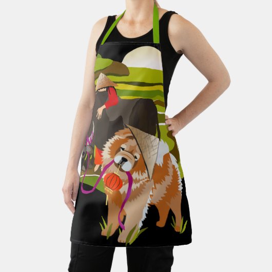 JAHR DER OX 2021- Chow-All-Over-Print-Schürze Schürze (InSitu)