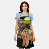 JAHR DER OX 2021- Chow-All-Over-Print-Schürze Schürze (Getragen)