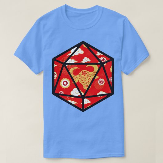 Jahr der Ox D20 T-Shirt (Design vorne)