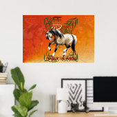 Jahr der Pferdeausgabe Poster (Heimbüro)
