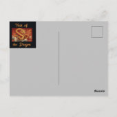 Jahr der Postkarte des Drachen (Rückseite)