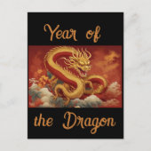 Jahr der Postkarte des Drachen (Vorderseite)