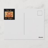 Jahr der Postkarte des Drachen (Rückseite)
