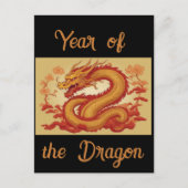 Jahr der Postkarte des Drachen (Vorderseite)