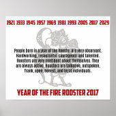 Jahr der Rastermerkmale Poster (Vorne)