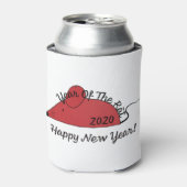 Jahr der Ratte 2020 Dosenkühler (Kanne Vorderseite)