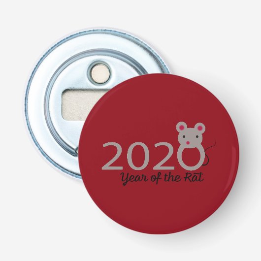 Jahr der Ratte 2020 Flaschenöffner (Vorderseite)