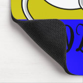 Jahr der Ratte 2020 Maus mit Text Mousepad (Ecke)