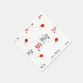 Jahr der Ratte 2020 Serviette (Ecke)