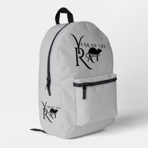 Jahr der Ratte Bedruckter Rucksack