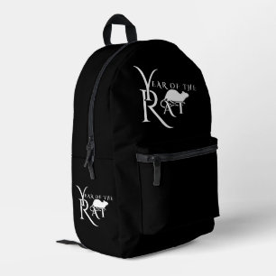 Jahr der Ratte Bedruckter Rucksack