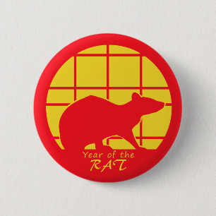 Jahr der Ratte Button