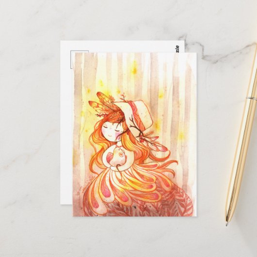 Jahr der Ratte- DNM-Postkarten Postkarte (Vorderseite/Rückseite Beispiel)