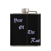 Jahr der Ratte Flachmann (Rückseite)