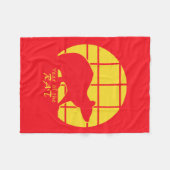 Jahr der Ratte Fleecedecke (Vorderseite (Horizontal))