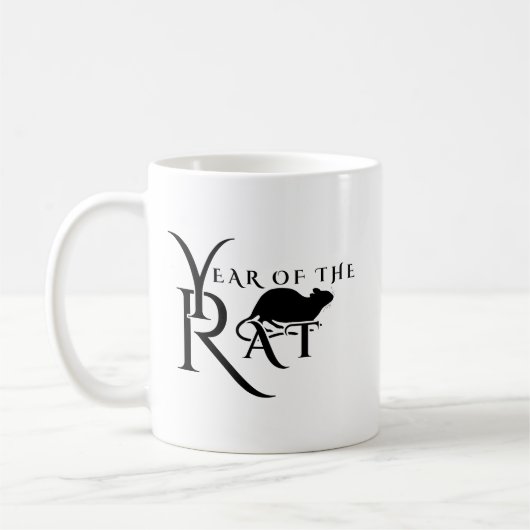 Jahr der Ratte Kaffeetasse (Links)