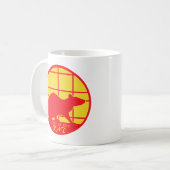 Jahr der Ratte Kaffeetasse (Vorderseite Links)