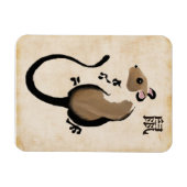 Jahr der Ratte Magnet (Horizontal)